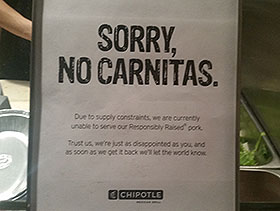 bienestar animal, Chipotle, puerco, el sitio avicola