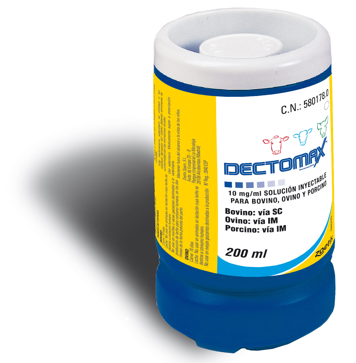 Bote de Decotomax de Zoetis